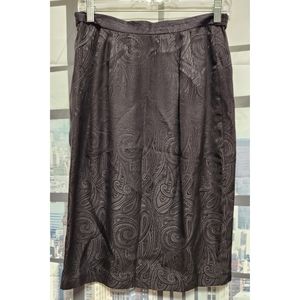100% Silk Pencil Skirt